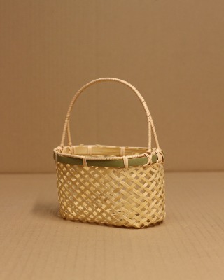 Bamboo square basket